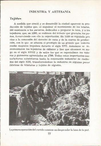 LAMINA 24989: Mujeres trabajando la lana en Vic, Barcelona