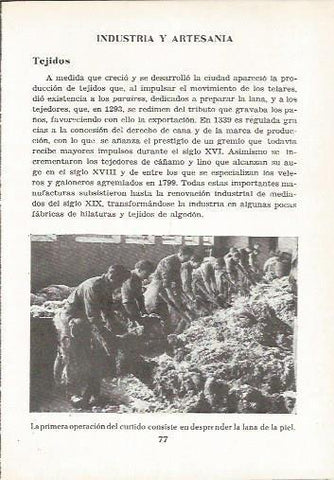 LAMINA 24989: Mujeres trabajando la lana en Vic, Barcelona