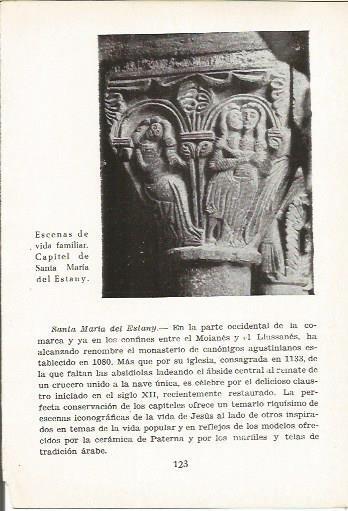 LAMINA 25009: Capitel de Santa Maria de l'Estany, Barcelona