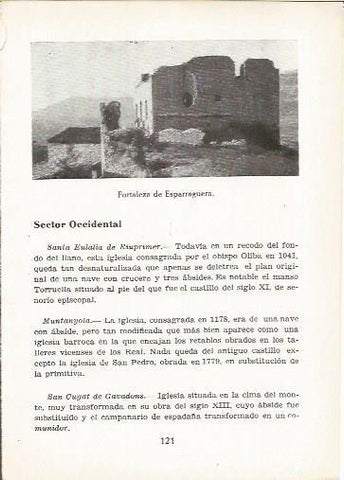 LAMINA 25008: Fortaleza de Esparraguera, Barcelona