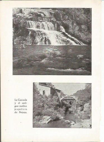 LAMINA 25005: Cascada y molino de papel de Bojons, Barcelona