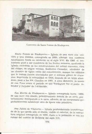 LAMINA 24999: Convento de Sant Tomas de Riudeperes, Barcelona