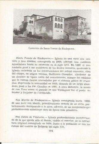 LAMINA 24999: Convento de Sant Tomas de Riudeperes, Barcelona