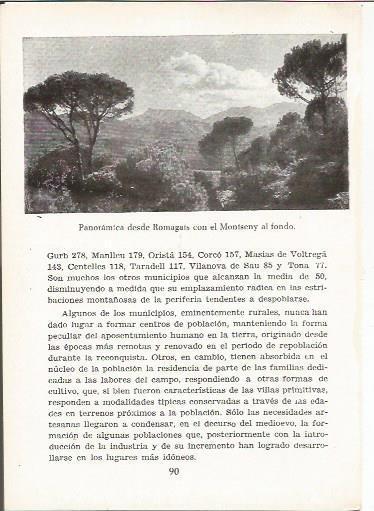 LAMINA 24994: El Montseny desde Romagats, Barcelona