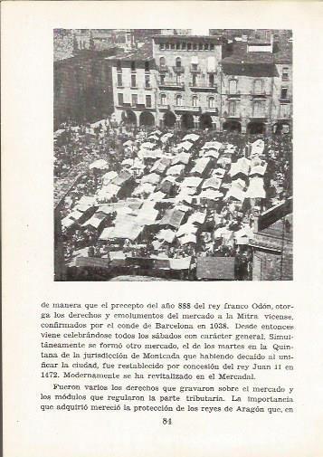 LAMINA 24992: Mercado de Vic, Barcelona