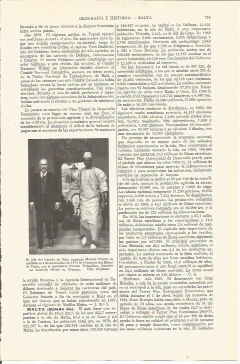 LAMINA ESPASA 36585: El teniente Moussa Traore, jefe de Estado de Mali