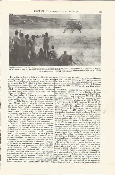 LAMINA ESPASA 36570: Operaciones de la Royal Navy en Anguila