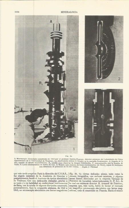 LAMINA ESPASA 36608: Microscopio  para mineralogia