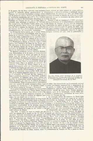 LAMINA ESPASA 36606: Ton Duc Thang, presidente de Vietnam
