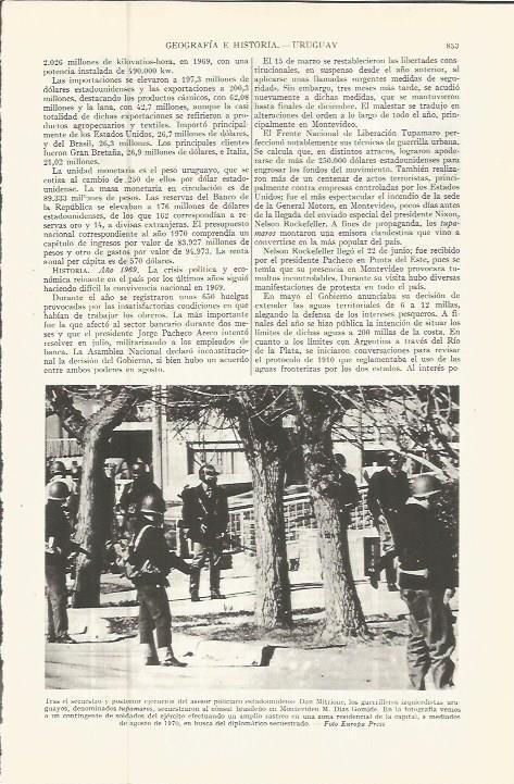 LAMINA ESPASA 36603: Soldados del ejercito de Uruguay