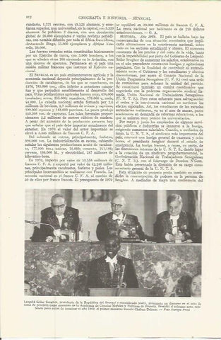 LAMINA ESPASA 36595: Leopold Sedar Senhor, presidente de Senegal