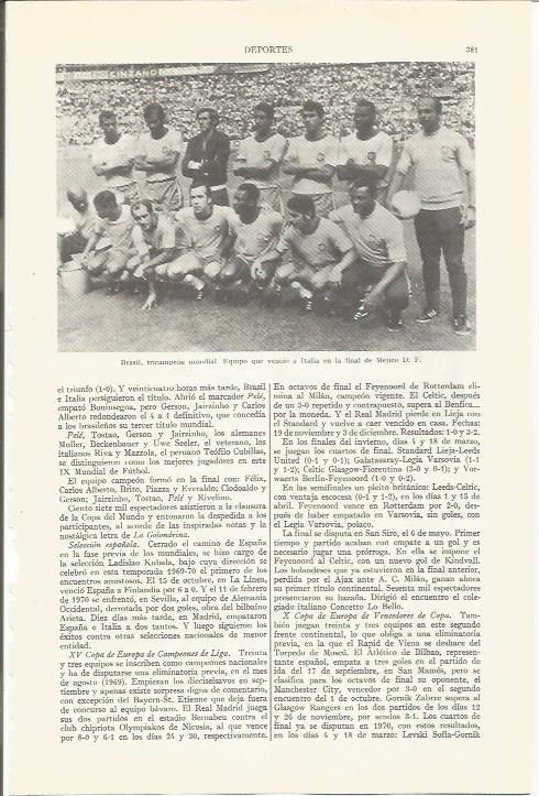 LAMINA ESPASA 36523: Selección de Brasil