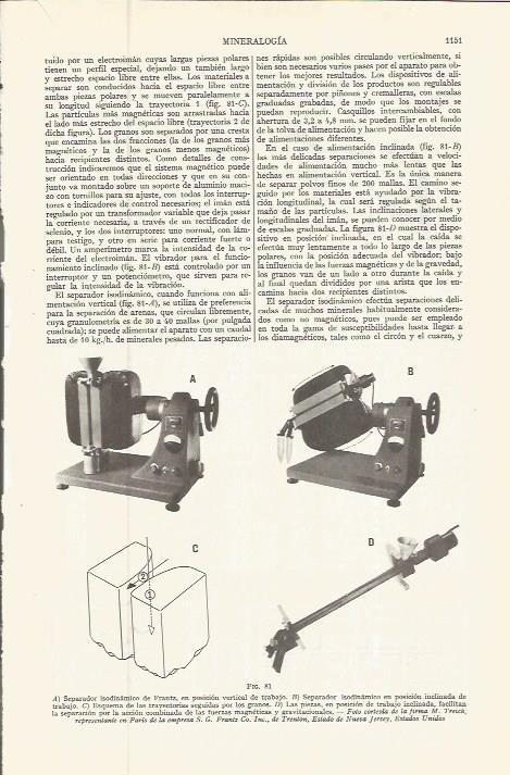 LAMINA ESPASA 36620: Utensilios para mineralogia