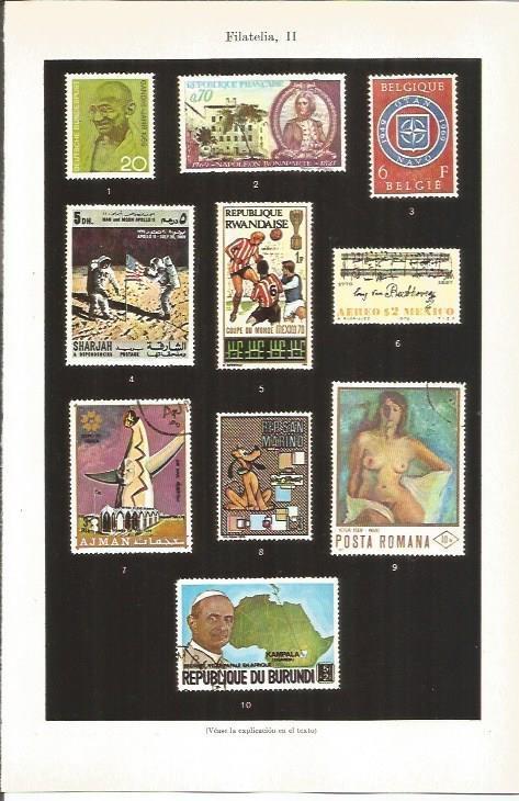 LAMINA ESPASA 36529: Sellos del mundo emitidos entre 1969-1970