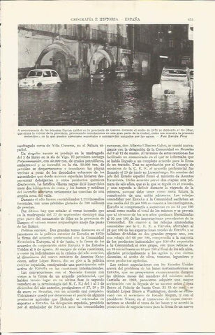 LAMINA ESPASA 36558: Inundaciones en Girona en 1970