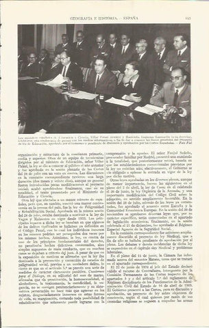 LAMINA ESPASA 36556: Ministro de Educacion y de Hacienda de España en 1969