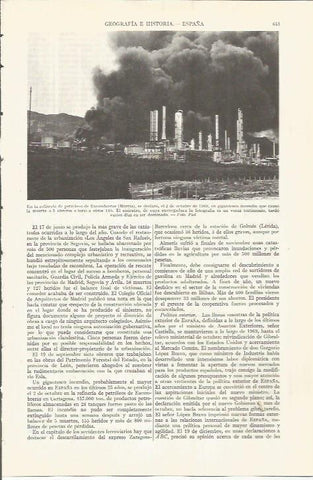 LAMINA ESPASA 36555: Refineria de Escombreras en Murcia