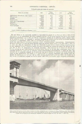 LAMINA ESPASA 36547: Puente en la Bahia de Cadiz