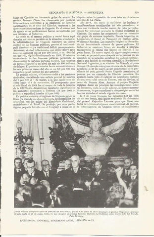 LAMINA ESPASA 36537: General Roberto Marcelo, presidente de Argentina