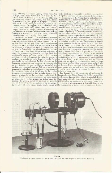 LAMINA ESPASA 36621: Fotometro de llama