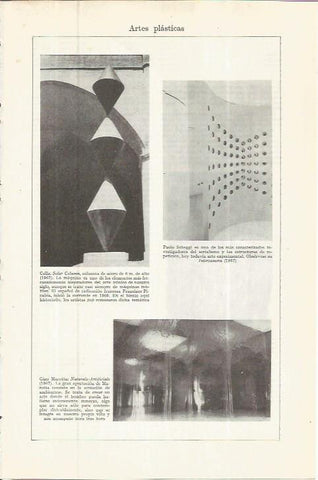 LAMINA ESPASA 36709: Solar Column, por Colla y Naturale Atificiale, por Marotta