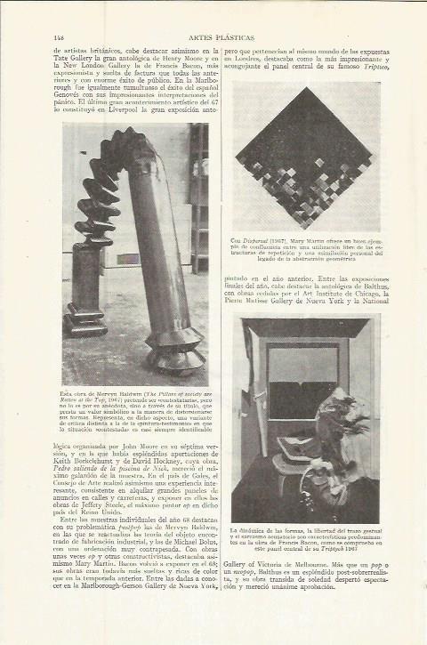 LAMINA ESPASA 36704: Esculturas de Maervyn Baldwin