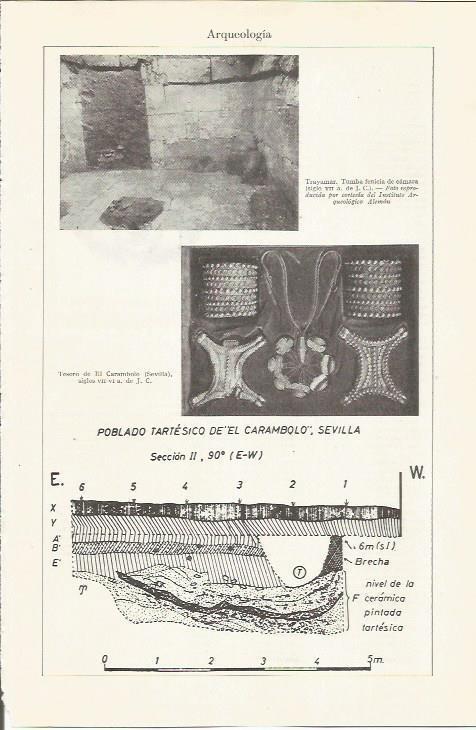 LAMINA ESPASA 36688: Imágenes del poblado tartesico de El Carambolo, Sevilla