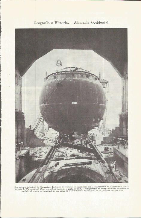 LAMINA ESPASA 36734: Central nuclear de Wurgassen, Alemania