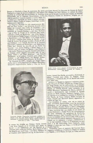 LAMINA ESPASA 36643: Andre Watts y Leonardo Balada