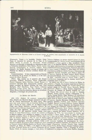 LAMINA ESPASA 36642: Representacion de Benvenuto Cellini en Londres