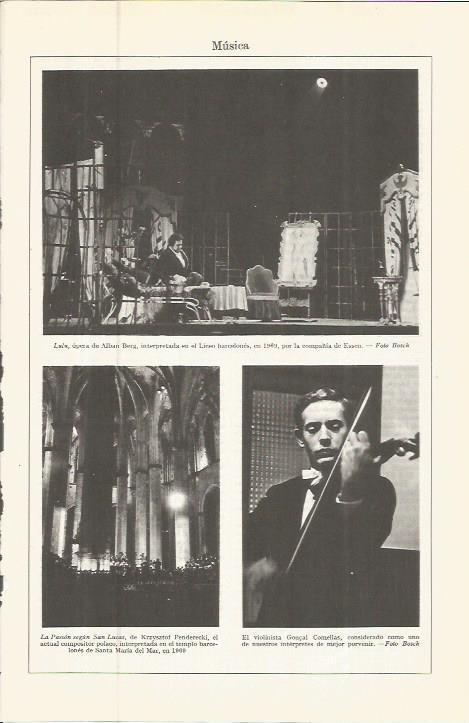LAMINA ESPASA 36640: Opera Luiu y el violinista Gonçal Comellas
