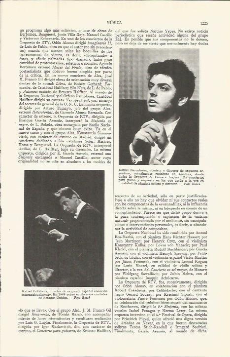 LAMINA ESPASA 36639: Daniel Barenboim y Rafael Fruhbeck
