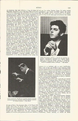 LAMINA ESPASA 36639: Daniel Barenboim y Rafael Fruhbeck