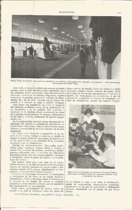 LAMINA ESPASA 36638: Museo Wasa de Estocolmo y Museo de la Universidad de Philadelfia