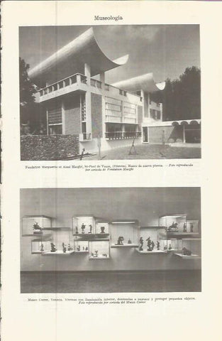 LAMINA ESPASA 36637: Foundation Marguerite et Aime Maeght en Francia y Museo Correr en Venecia