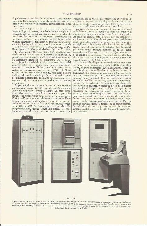 LAMINA ESPASA 36631: Espectometro Polyvac E-1000