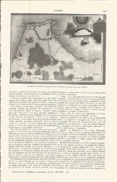 LAMINA ESPASA 36683: Mapa del norte de Marruecos