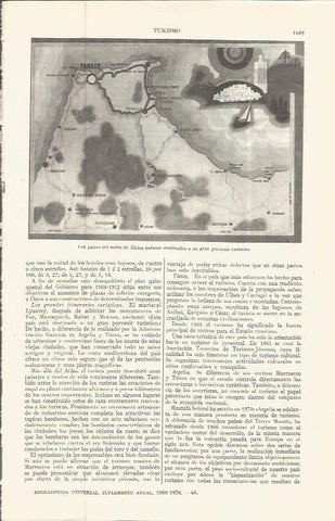 LAMINA ESPASA 36683: Mapa del norte de Marruecos