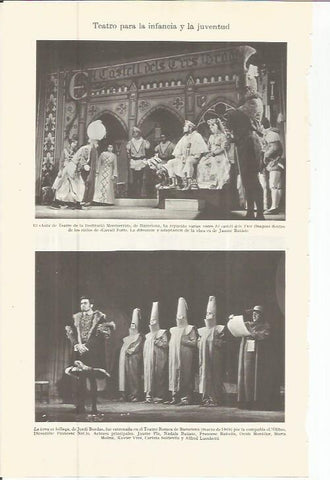 LAMINA ESPASA 36678: Aula de Teatre de la Institucion Mintserrat