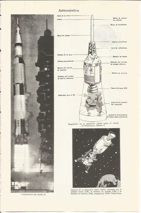LAMINA ESPASA 36499: Lanzamiento del Apollo 11
