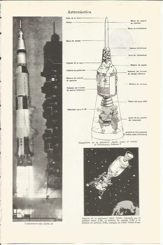 LAMINA ESPASA 36499: Lanzamiento del Apollo 11