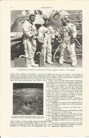 LAMINA ESPASA 36498: Los astronautas del Apollo 10
