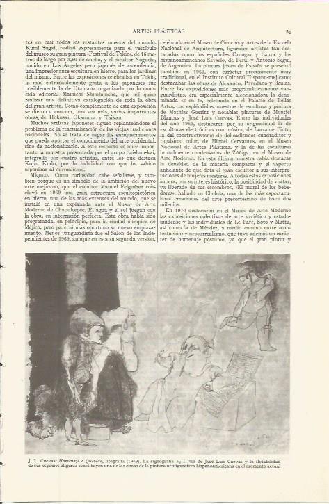 LAMINA ESPASA 36497: Homenaje a Quevedo, por J. L. Cuevas