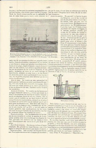 LAMINA ESPASA 36336: Posicion de las luces de un barco