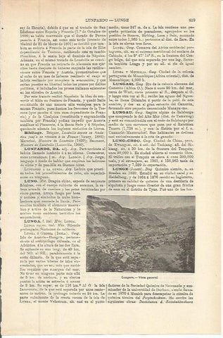 LAMINA ESPASA 36320: Vista de Lungern, Suiza