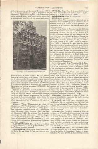 LAMINA ESPASA 36318: Casa antigua en Luneburger, Alemania