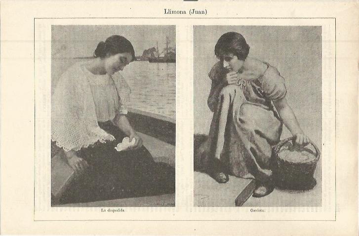 LAMINA ESPASA 36371: La despedida y Gaviota, por Juan Llimona