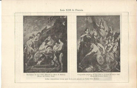 LAMINA ESPASA 36271: Luis XIII de Francia, por Rubens