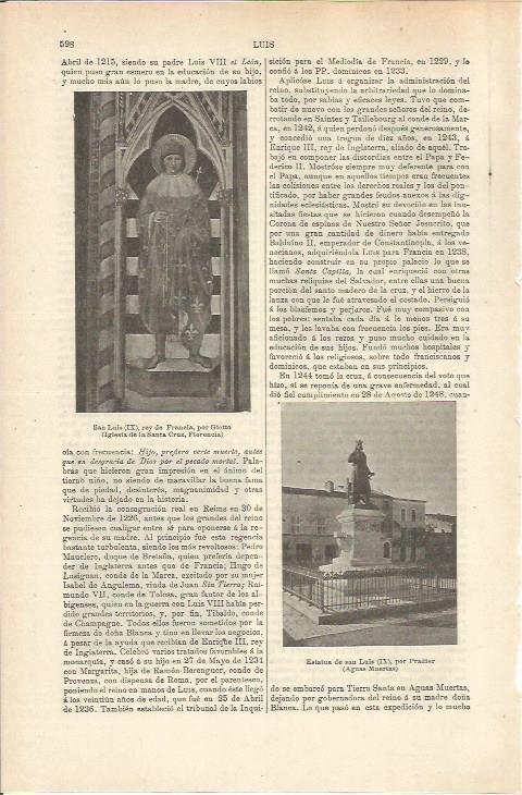 LAMINA ESPASA 36258: San Luis, rey de Francia
