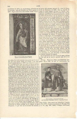 LAMINA ESPASA 36256: San Luis de Tolmes y San Lorenzo 